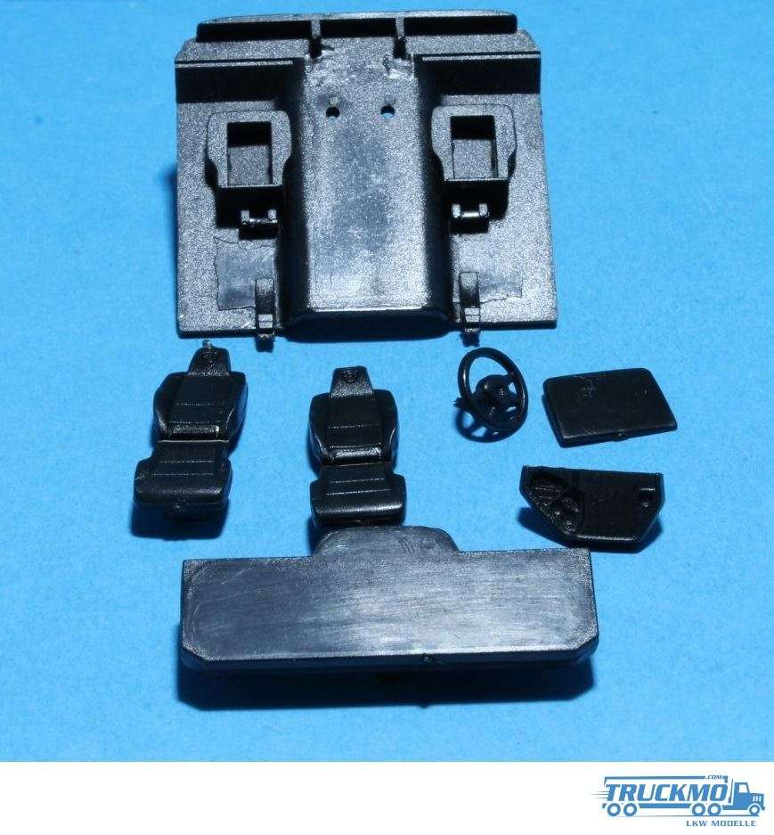 Tekno Parts Scania S Scania S base plate seats steering wheel roof hatch bed 000-072 77167