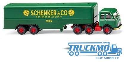Wiking Schenker Mercedes Benz LPS333 Box Semitrailer 051327