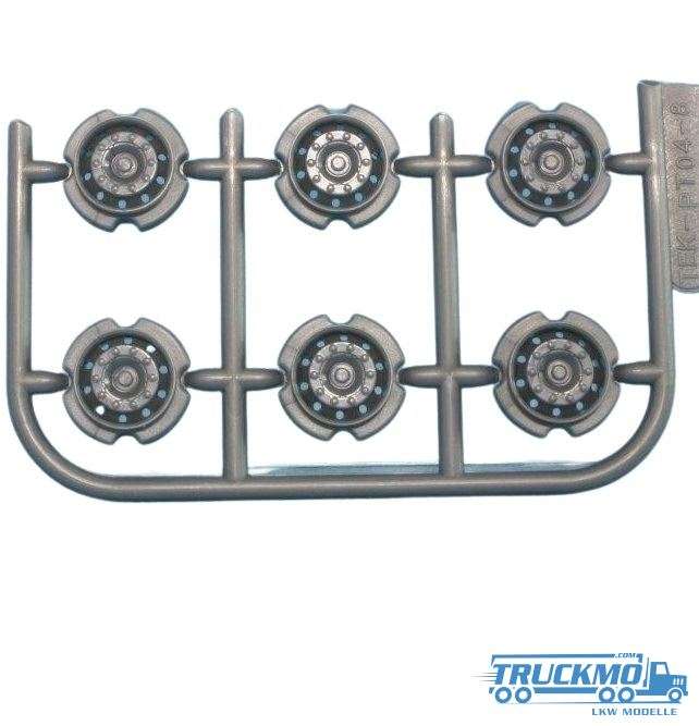 Tekno Parts rims steel super single 10 pieces 500-838 78455