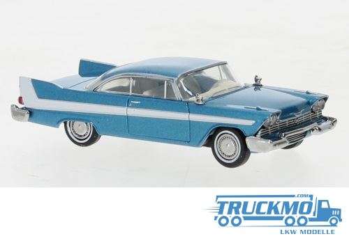 Brekina Plymouth Fury 1958 metallic blau 19678