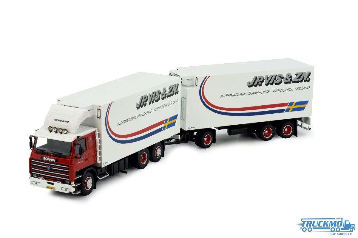 Tekno JP Vis Scania 3-Series 3axle reefer truck-trailer 81507