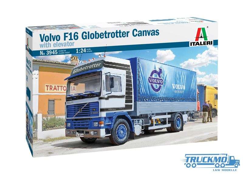 Italeri Volvo F16 Globetrotter curtainsider truck 3945
