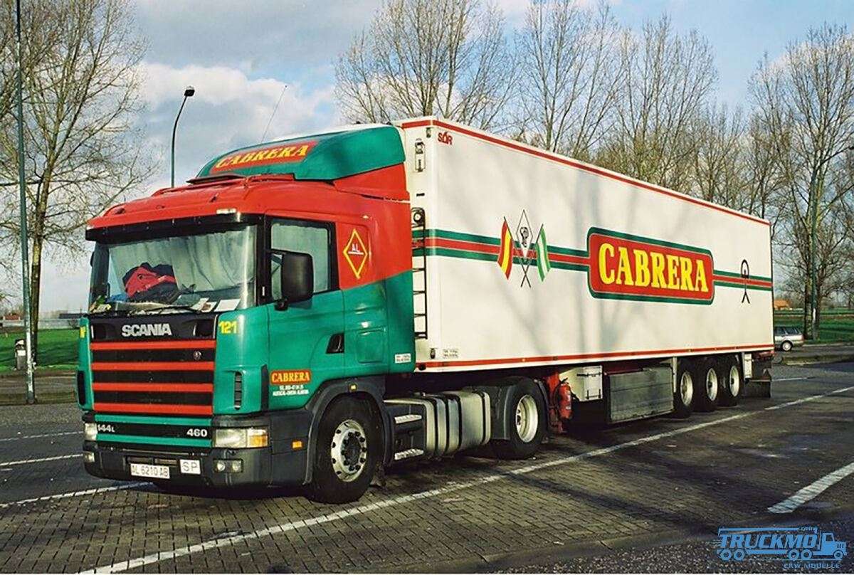 WSI Transportes Cabrera Scania 4 Serie 4x2 Kühlauflieger 3achs 01-4324