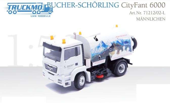 Conrad Männlichen Kehrmaschine MAN TGS M Bucher-Schörling City Fant 6000 71212/02-L