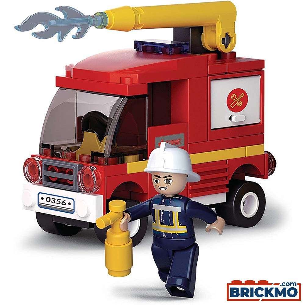 Sluban Feuerwehr Wasserwagen Feuerwehrauto M38-B0622C
