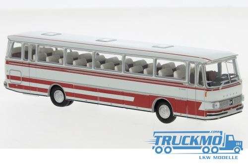 Brekina Setra S 150 H Bus 1970 light gray red 56055