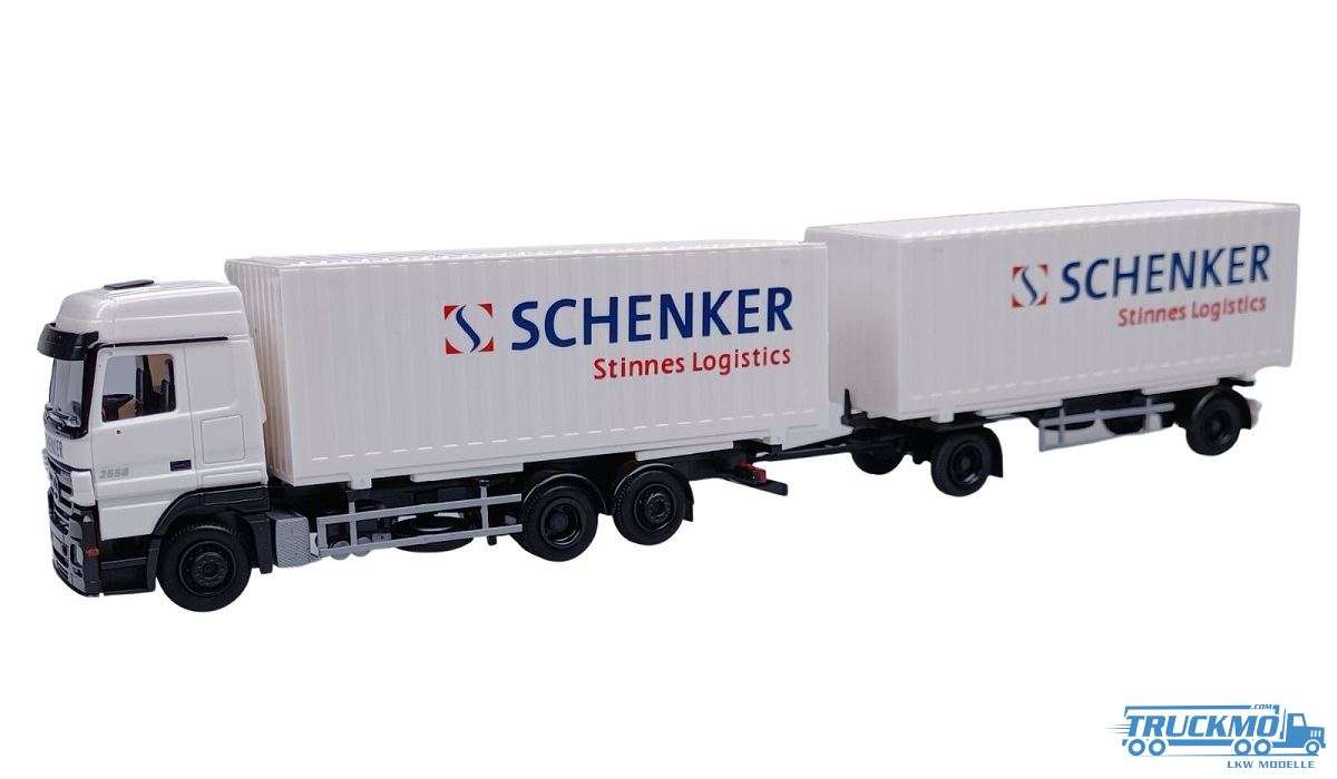 AWM Schenker Mercedes Benz Actros LH Containerboxhängerzug 76075