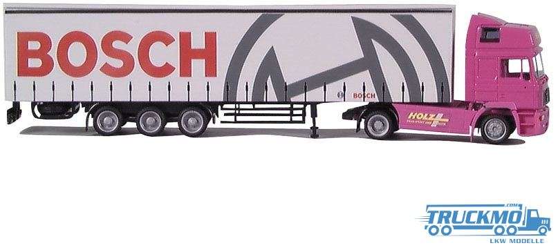AWM Holz - Bosch MAN F 2000 / HD Curtain canvas box semitrailer 70058