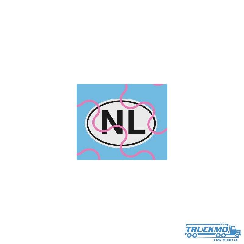 TRUCKMO Decal Country plate NL 12D-0109