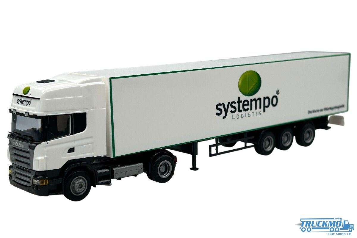 AWM Systempo Scania R Topline Box Semitrailer 76249