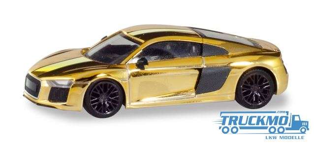 Herpa Audi R8 V10 Plus goldglänzend 038973