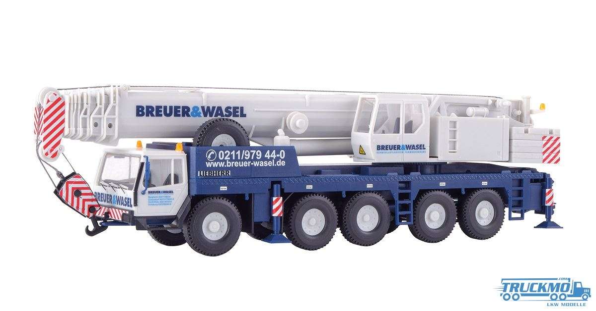 Kibri Breuer &amp; Wasel Liebherr telescopic truck-mounted crane 1160/2 13060