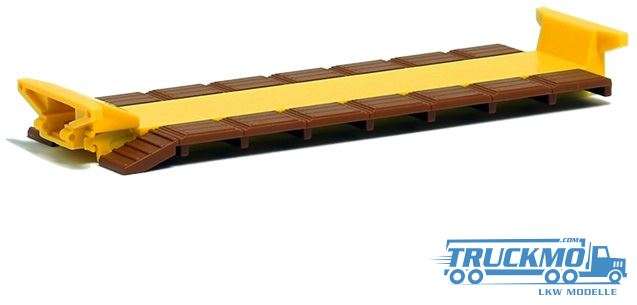 Herpa excavator bed (yellow) for Goldhofer low loader 692417