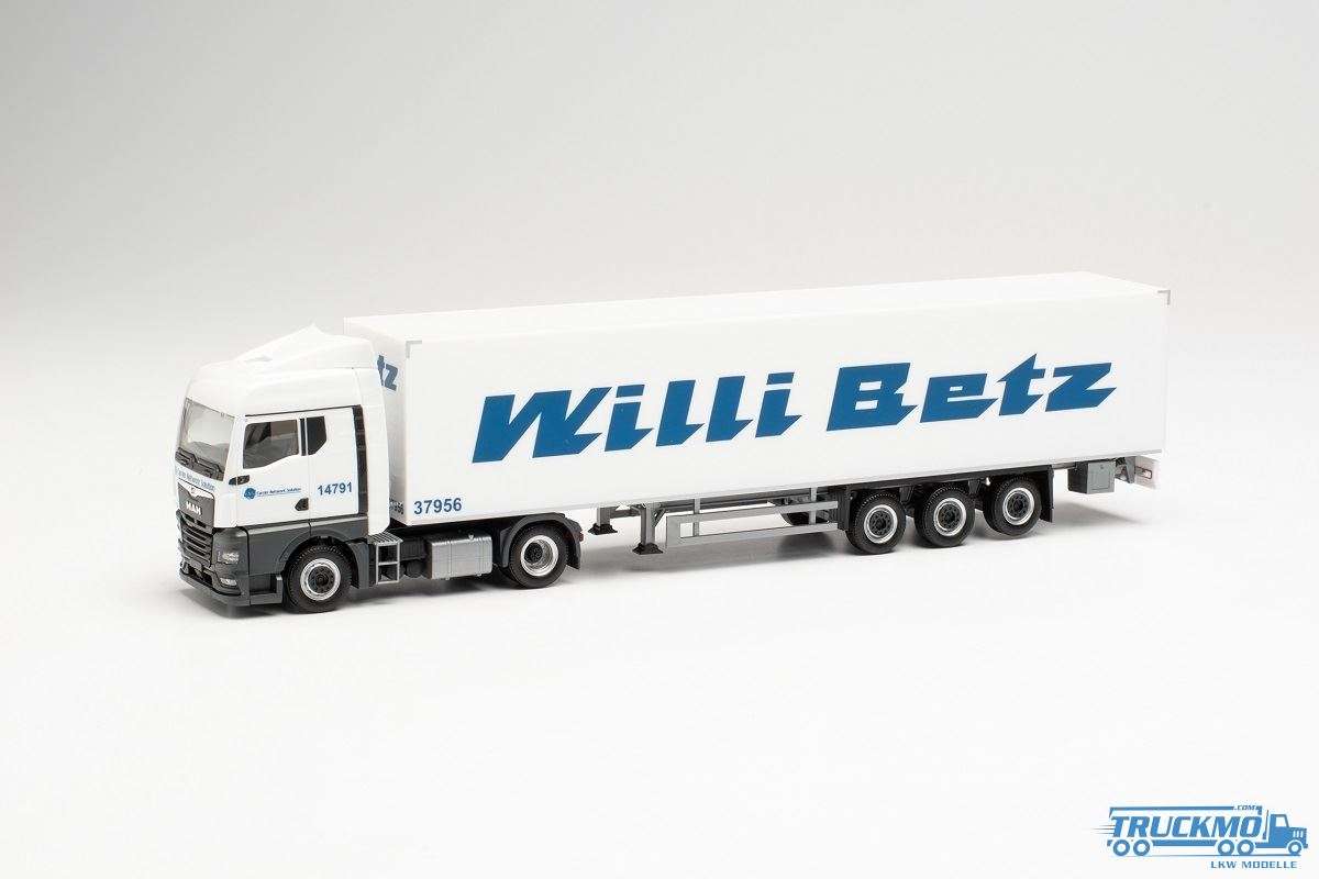 Herpa Willi Betz MAN GX GM box semitrailer 313544