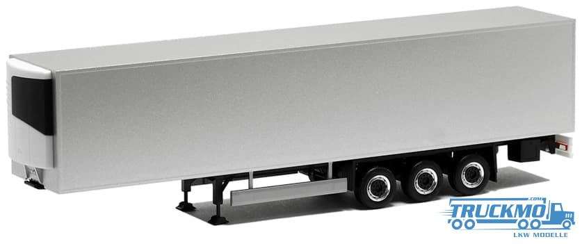 Herpa Medi Euro Reefer Box Semitrailer silver lacquered 630600