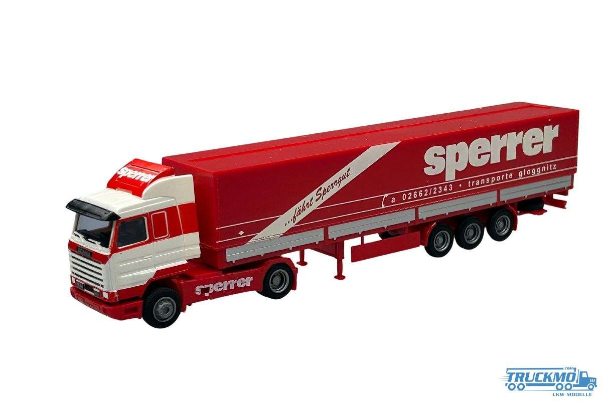 AWM Sperrer Scania SL platform semitrailer 54003