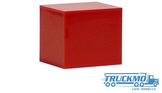 Herpa 10ft container case smooth wall red 490638