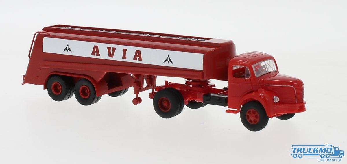 Brekina Avia Berliet TLR 8 bulk trailer 1950 85432
