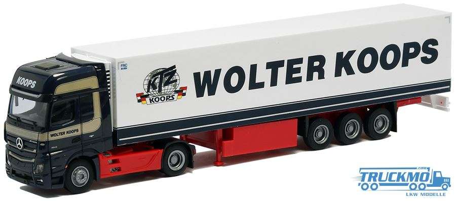 AWM Wolter Koops Mercedes Benz Actros 5 Giga Aerop Refrigerated box semitrailer 9421.01