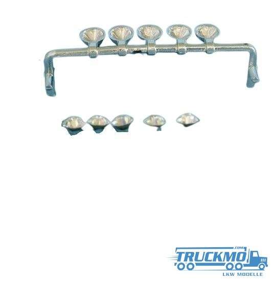 Tekno Parts Volvo MAN roof lamp bracket chrome 500-741 78360