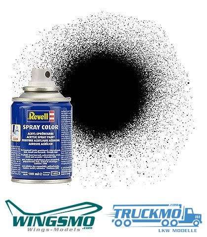 Revell Model Paint Spray Color black silk matt 100ml 34302