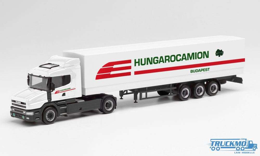 Herpa Hungarocamion Scania Hauber tarpaulin semitrailer 312080
