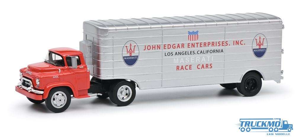 Schuco John Edgar Enterprise Maserati Renntransporter 450918200