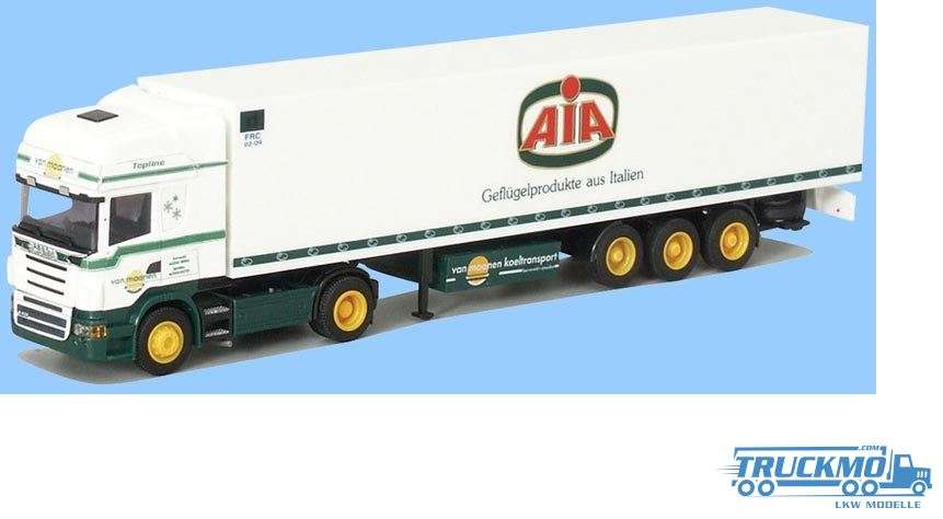 AWM Van Maanen Scania R Topline reefer trailer 53075