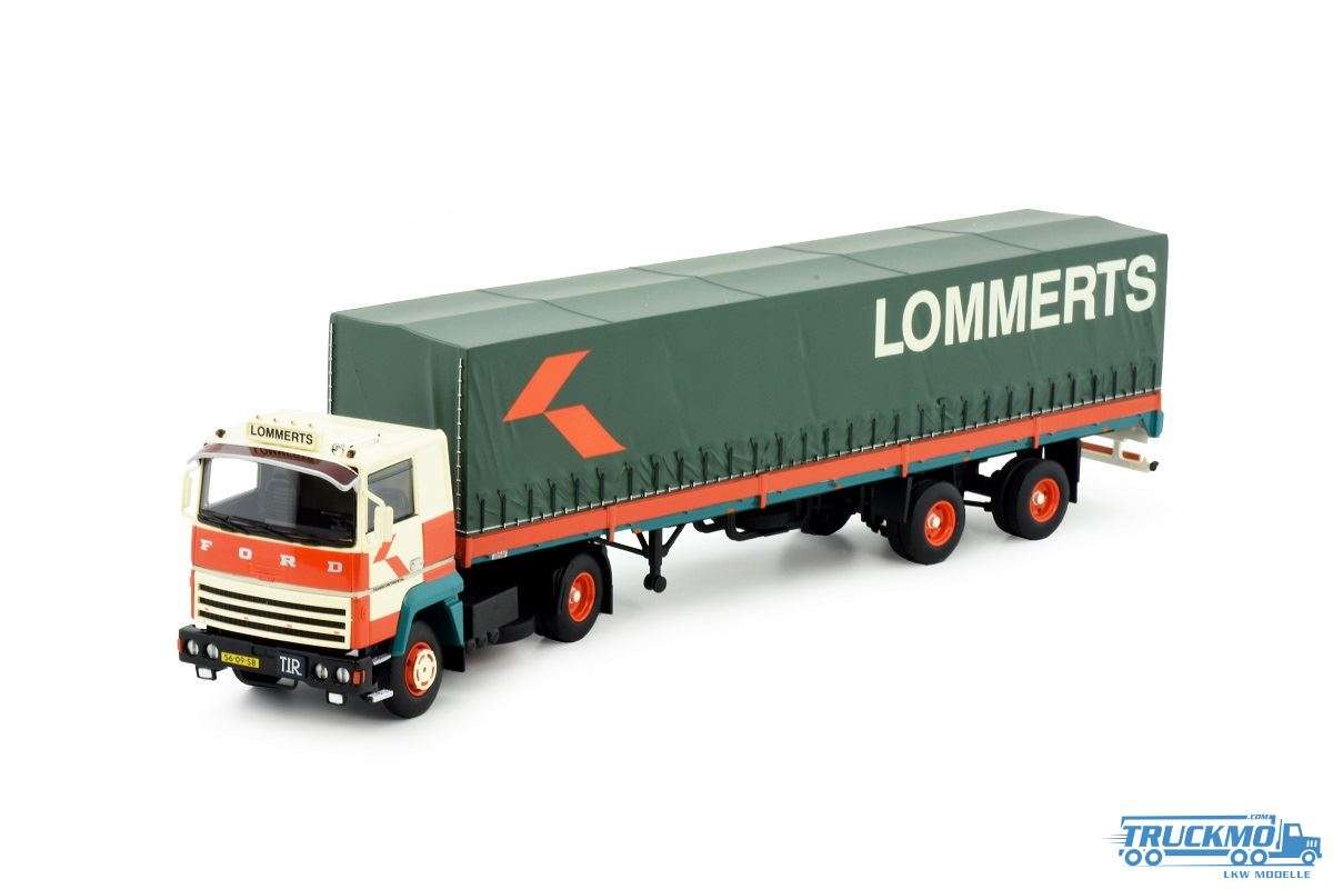 Tekno Lommerts Ford Transcontinental Tarpaulin Semitrailer 2axle 84843