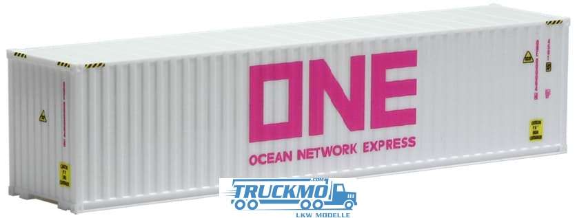 Herpa ONE 40ft HighCube Container weiß 493556