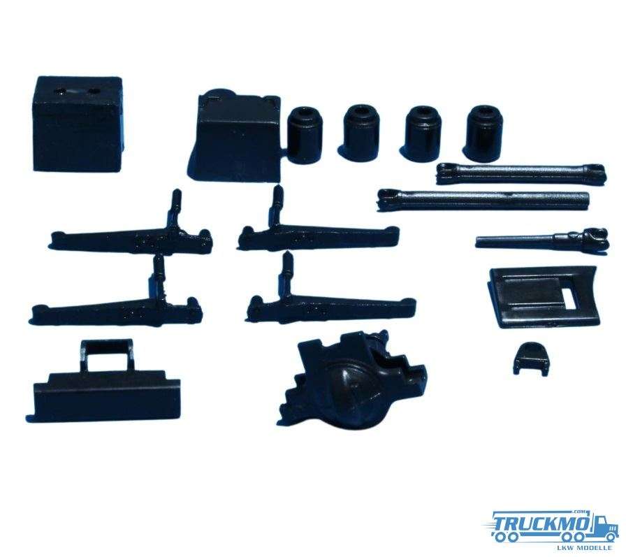 Tekno Parts Set Scania R5 Scania R6 6x2 Luftfederung Antriebsachse usw. 500-993 78604
