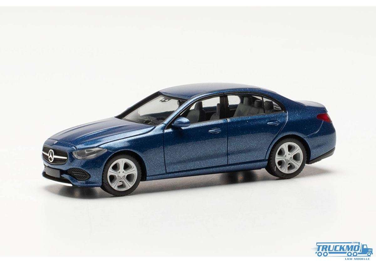 Herpa Mercedes Benz C-Klasse Limousine spectral blue metallic 430913-002