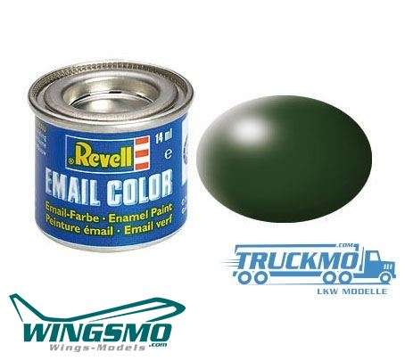 Revell Modellbau Email Color dark green semi-gloss 14ml RAL 6020 32363