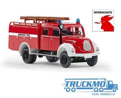 Wiking Messemodell Interschutz 2022 Feuerwehr Magirus TLF16 086364