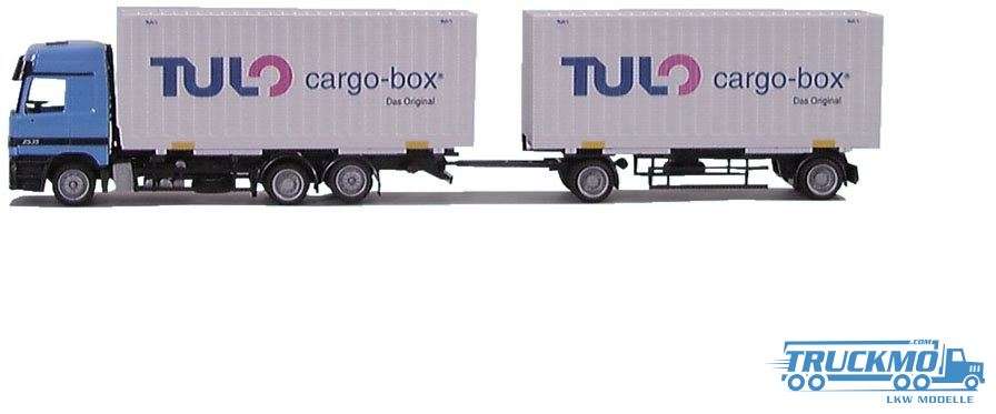 AWM TULO Mercedes Benz Actros Cargo box trailer 6515.03