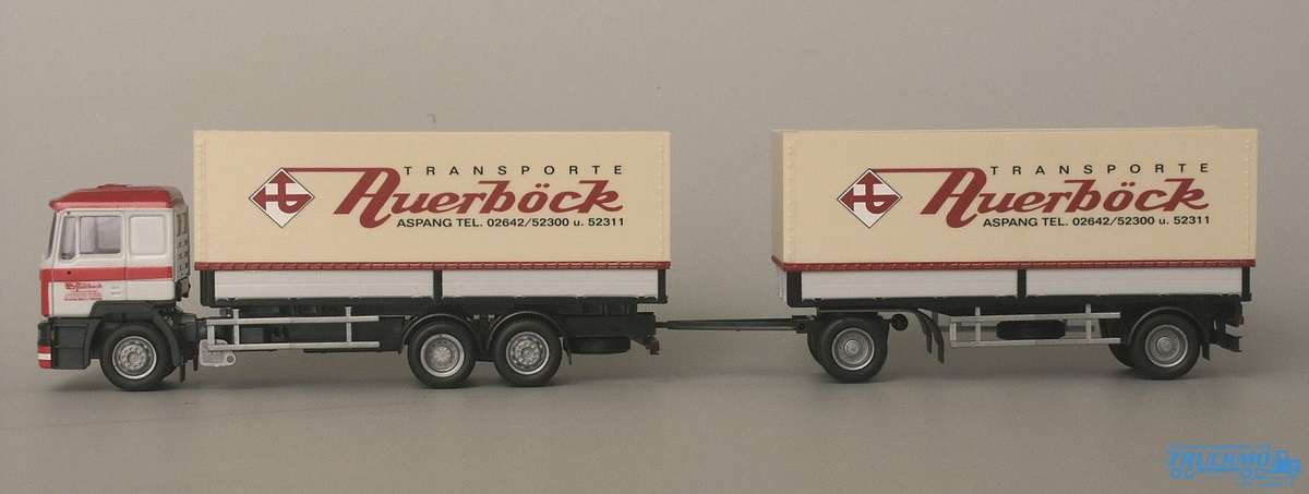 AWM Auerböck MAN Steyr Flatbed trailer truck 54160