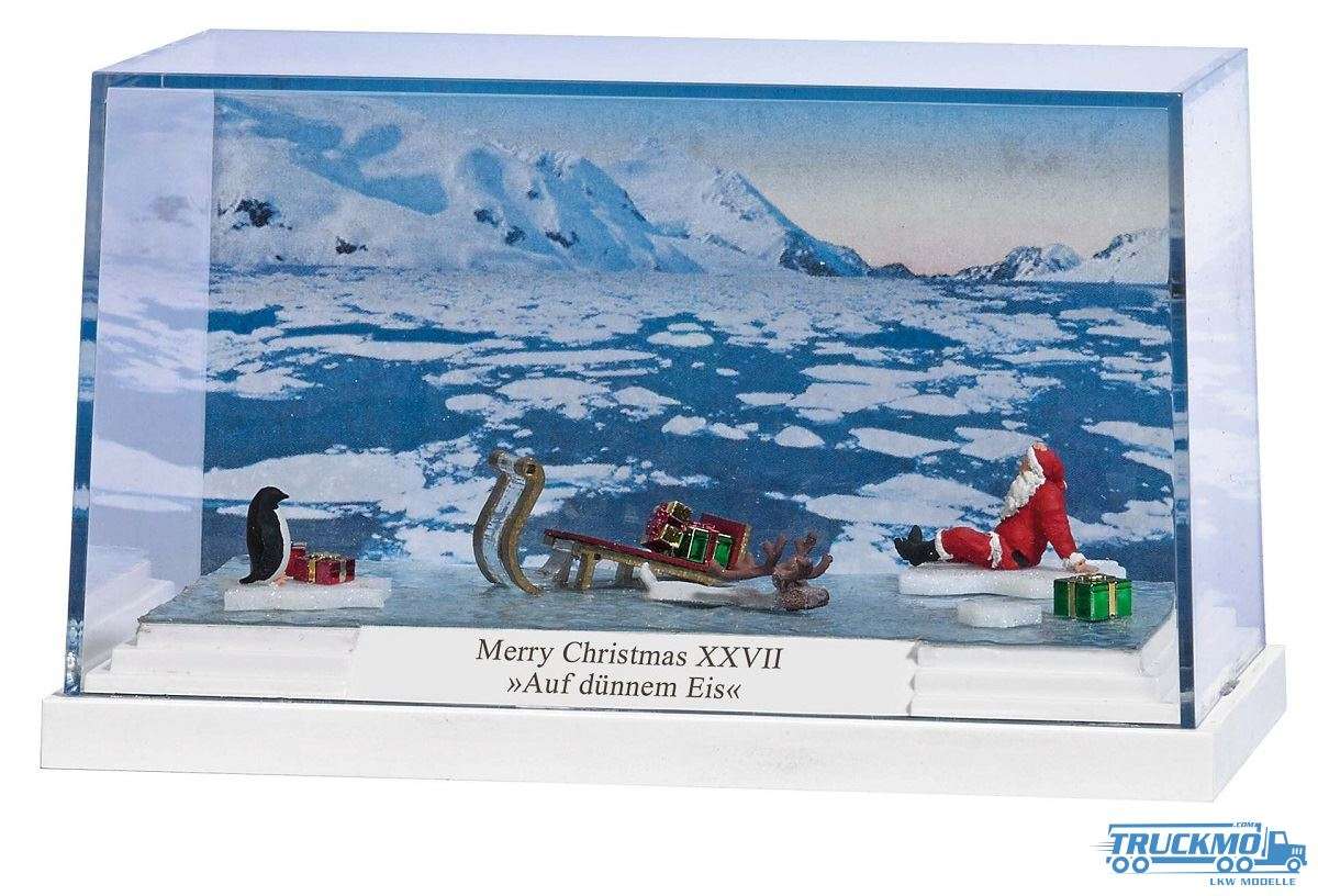 Busch Diorama: Merry XMAS XXVII On thin ice 7629