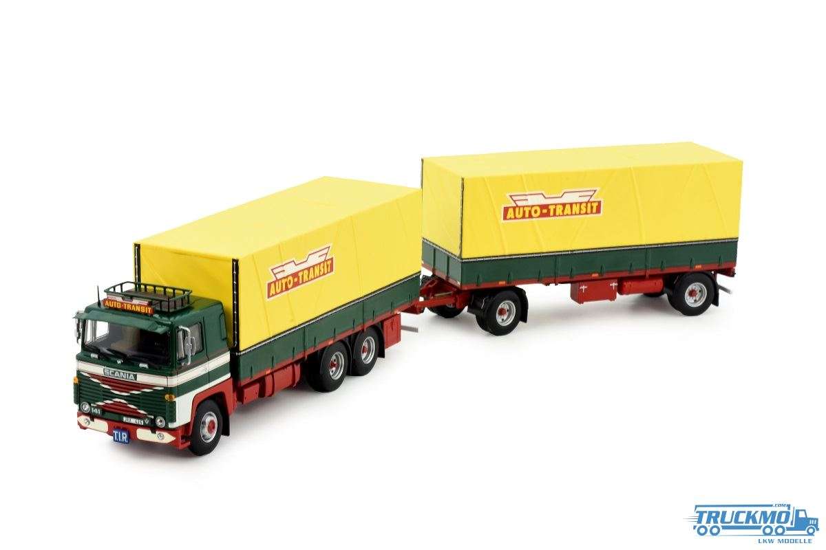 Tekno Karlsson Autotransit Scania 140 tarpaulin truck-trailer 82248