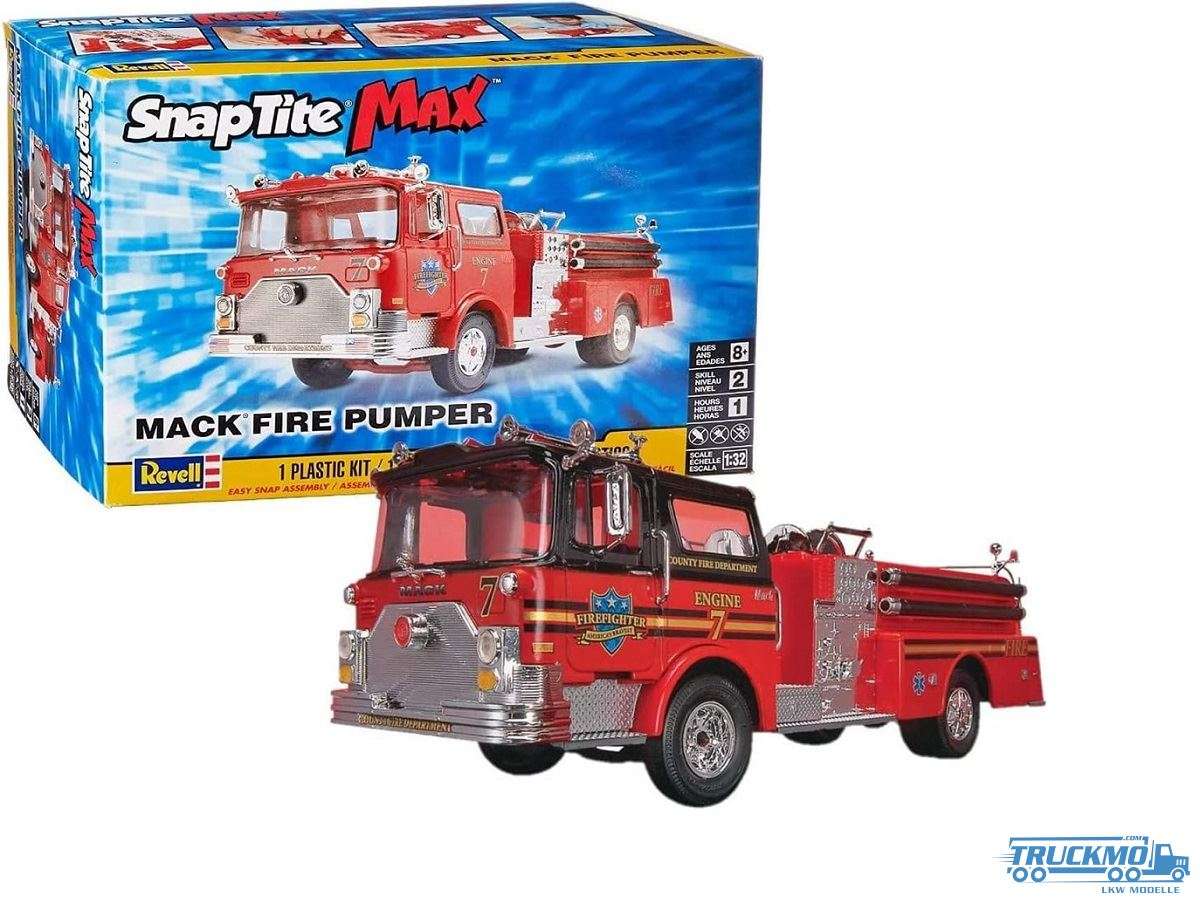 Revell USA Cars Mack Fire Pumper 1:32 11225