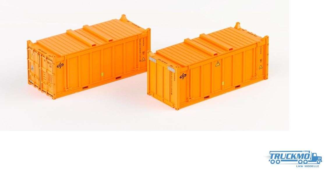 PT Trains Set 2x 20ft Container OT DP DPRE9001529 + DPRE9001684 820803