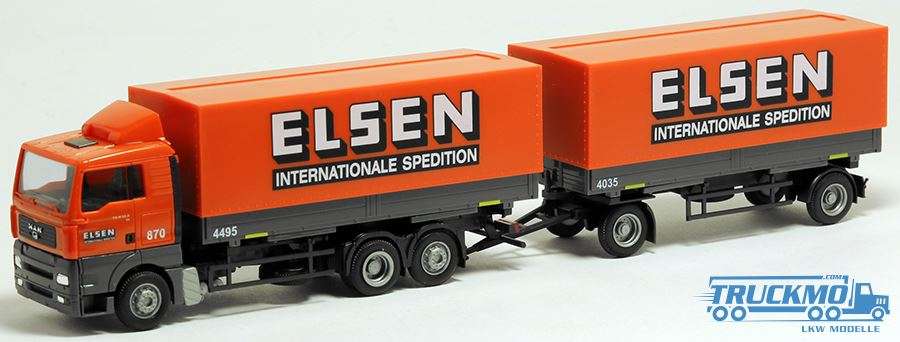 AWM Elsen Spedition MAN TGA XL WP tarpaulin trailer-truck 75910