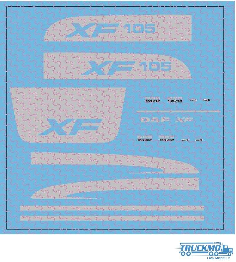 TRUCKMO Decal DAF XF 105 SSC 12D-0468