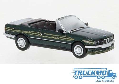 Brekina BMW Alpina C2 2 7 Cabriolet metallic-dunkelgrün 1986 870445