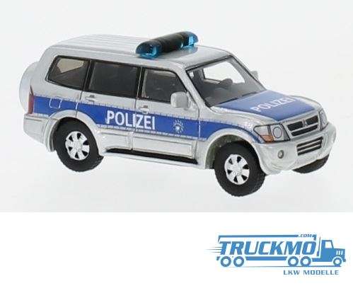 Brekina Polizei Mitsubishi Pajero 2003 BOS87496