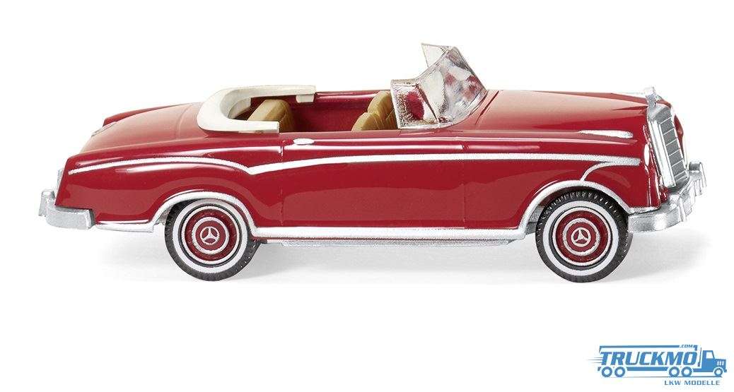 Wiking Mercedes Benz 220 S Cabrio ruby red 014301