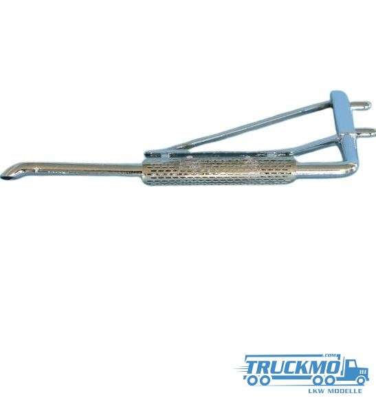 Tekno Parts exhaust standing chrome right 500-587 78211
