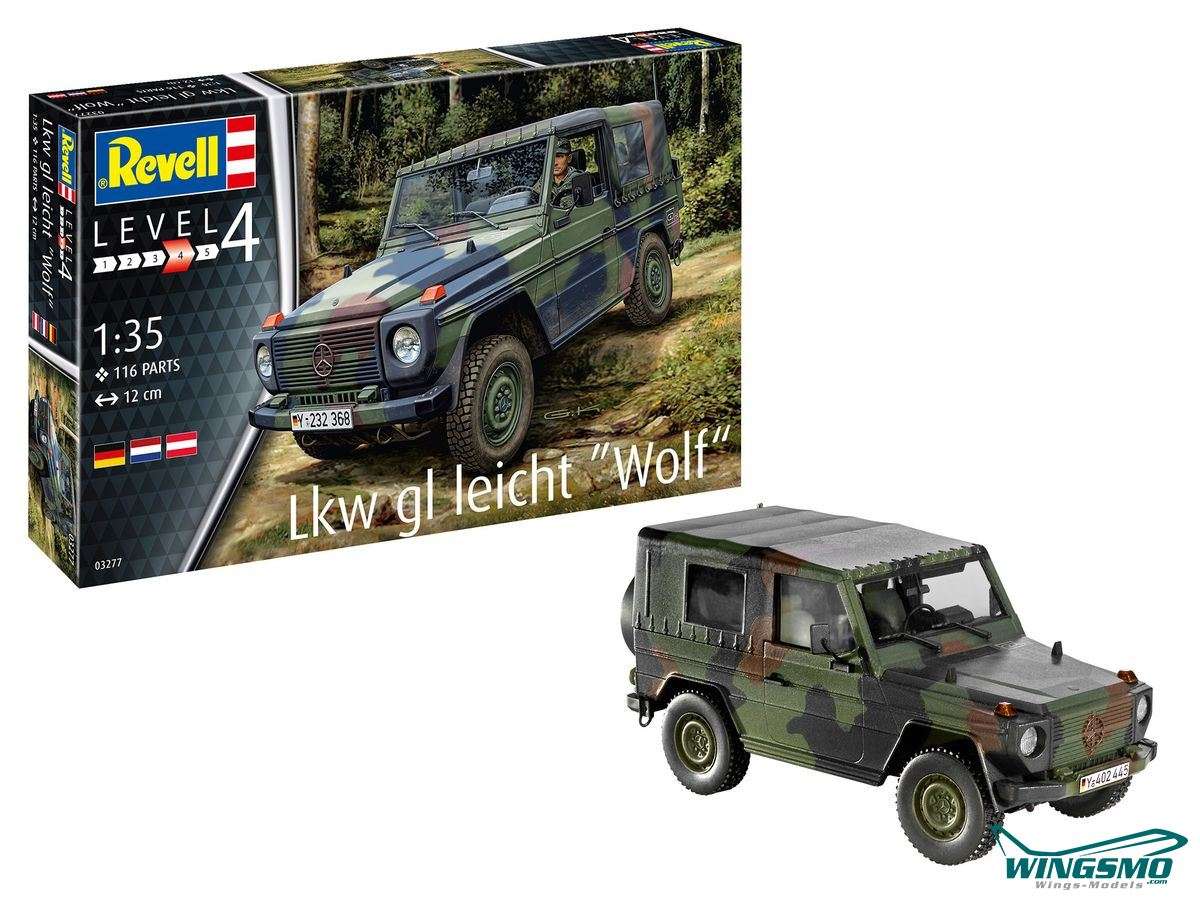 Revell military truck gl Leicht Wolf 1:35 03277