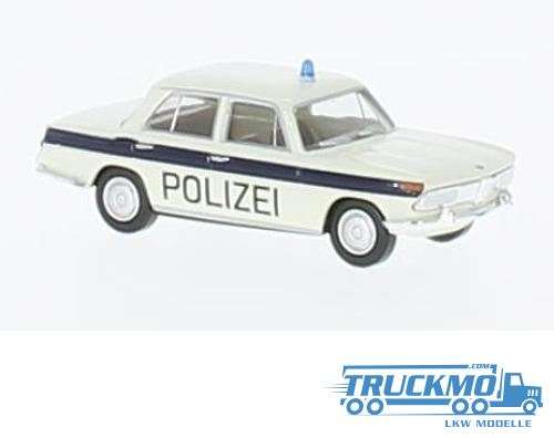 Brekina Polizei Solothurn BMW 2000 white / blue 24415