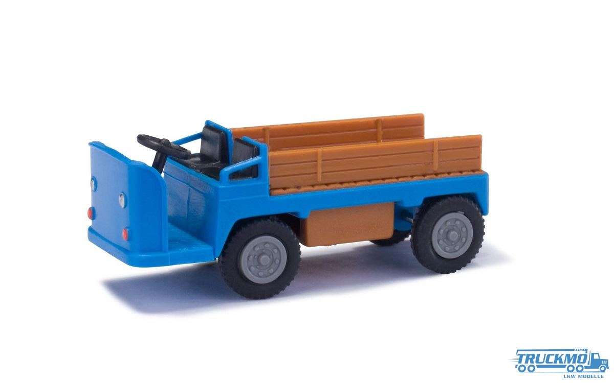 Busch E-Cart Balkancer with sideboards blue 210010023