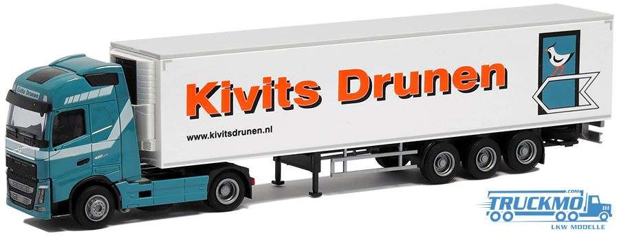 AWM Kivits Volvo FH12 Globetrotter reefer trailer 53776